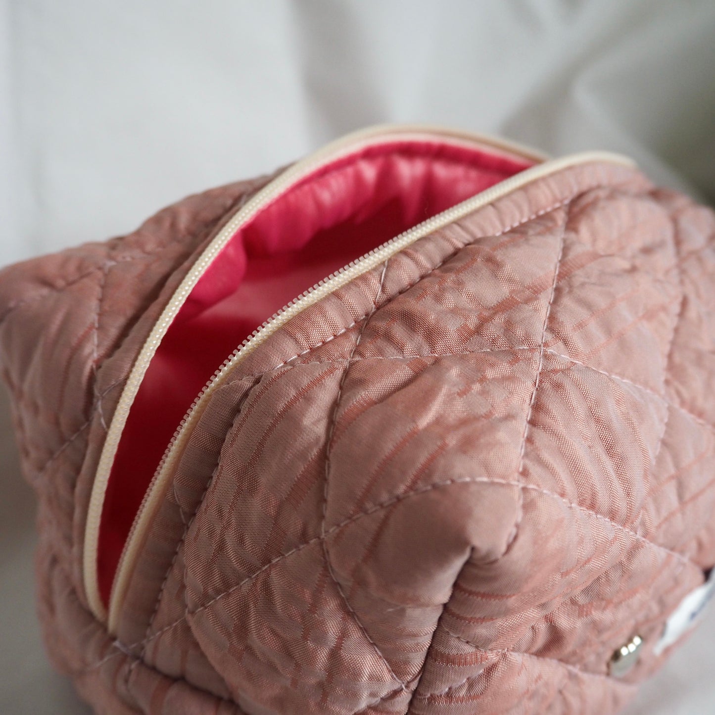 Seersucker Make-up Bag