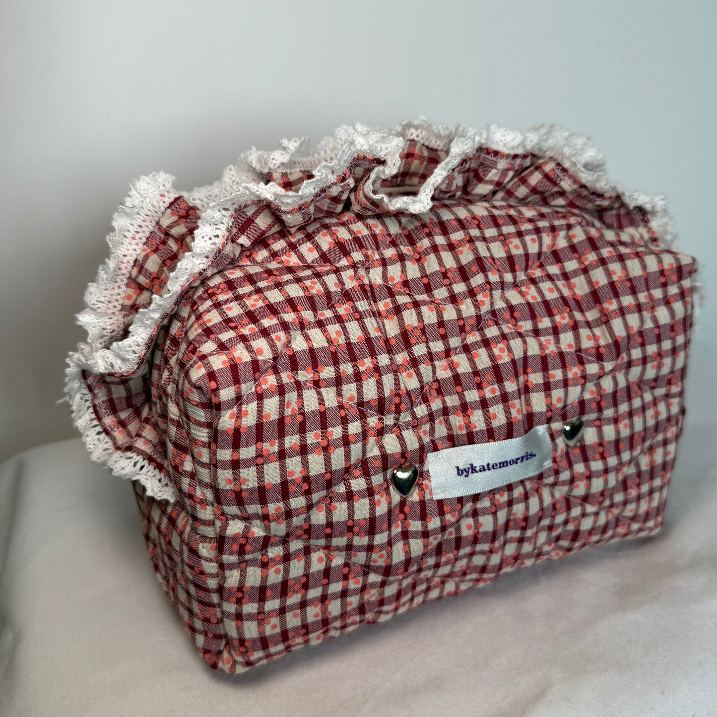 Checkered Make-up Bag